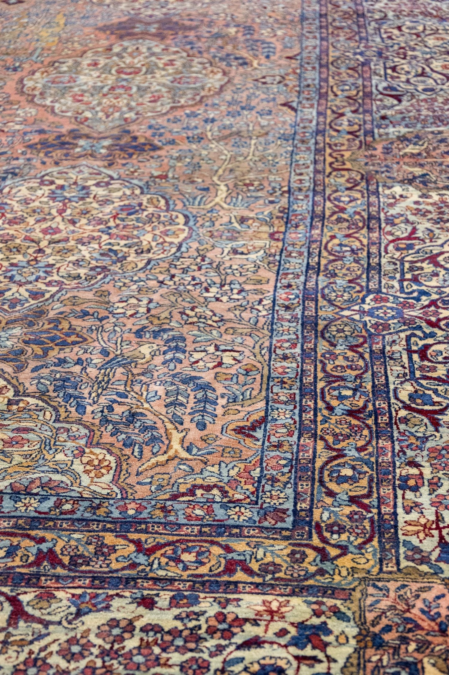 Antique Lavar Kerman Handwoven Traditional Rug, J87293