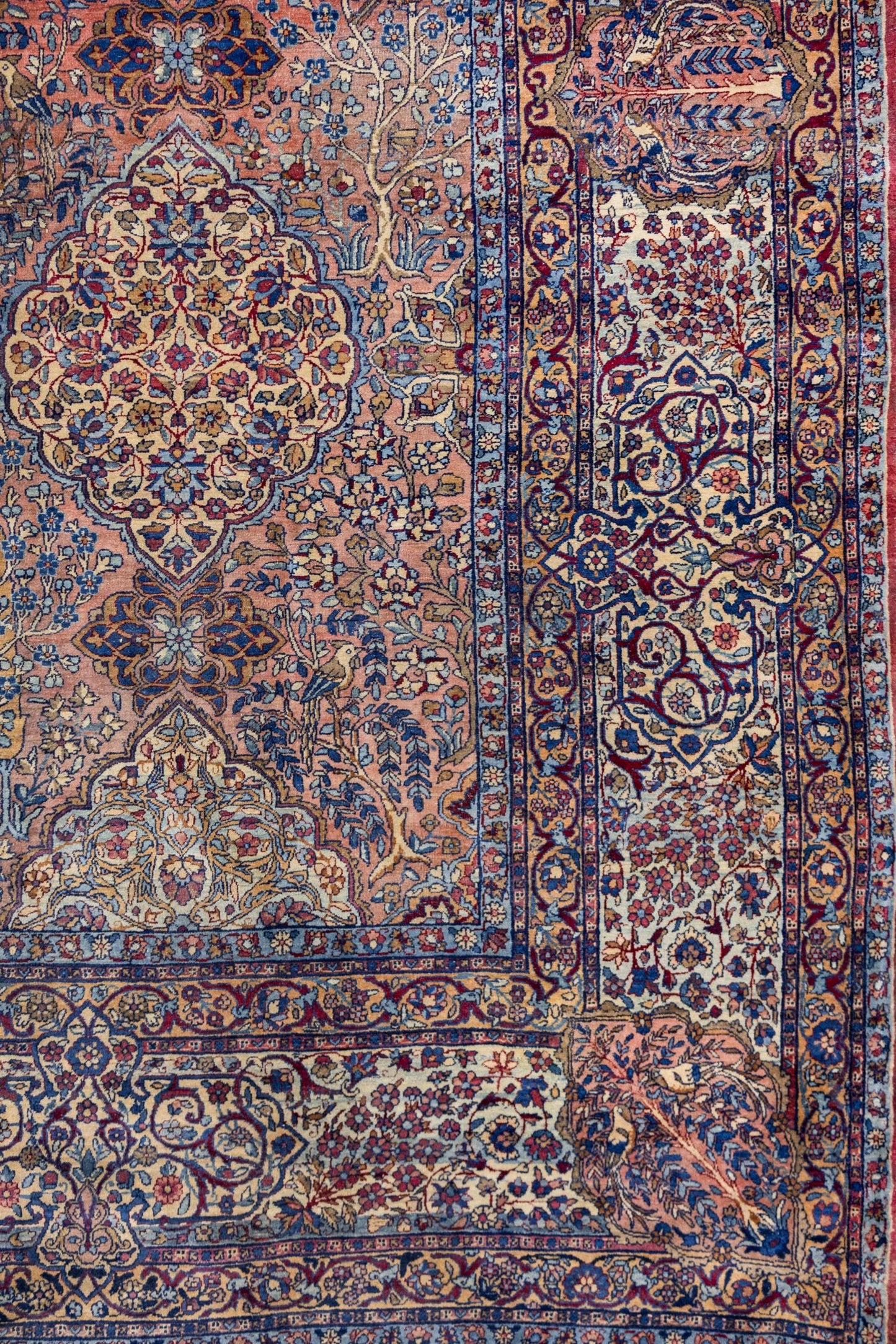 Antique Lavar Kerman Handwoven Traditional Rug, J87293