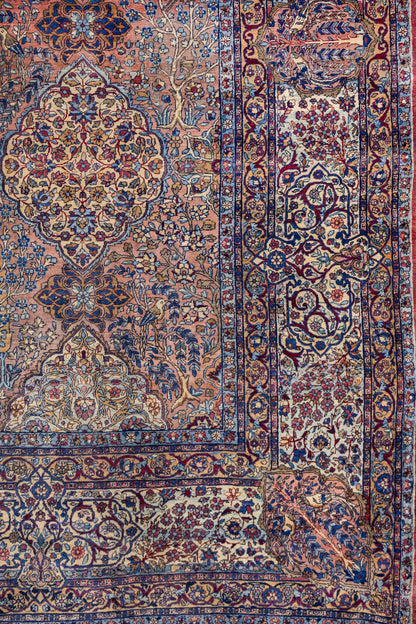 Antique Lavar Kerman Handwoven Traditional Rug, J87293