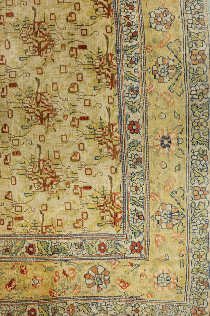 Vintage Lavar Kerman Handwoven Traditional Rug, J89119