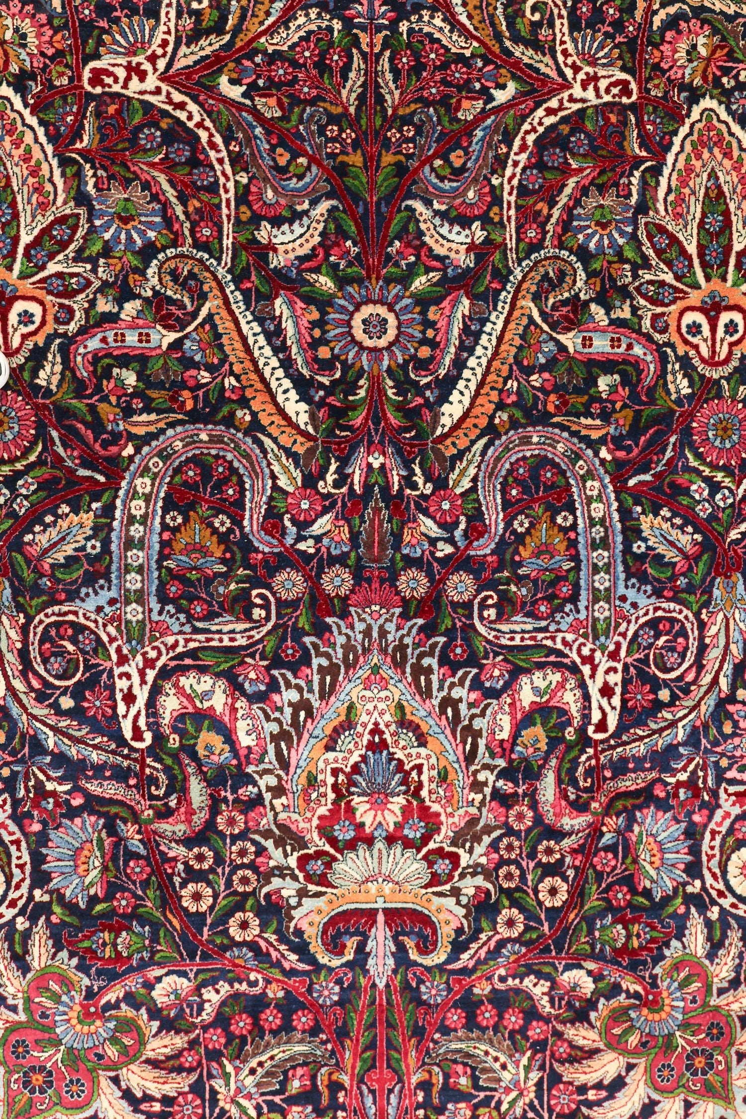 Antique Lavar Kerman Handwoven Traditional Rug, J71998