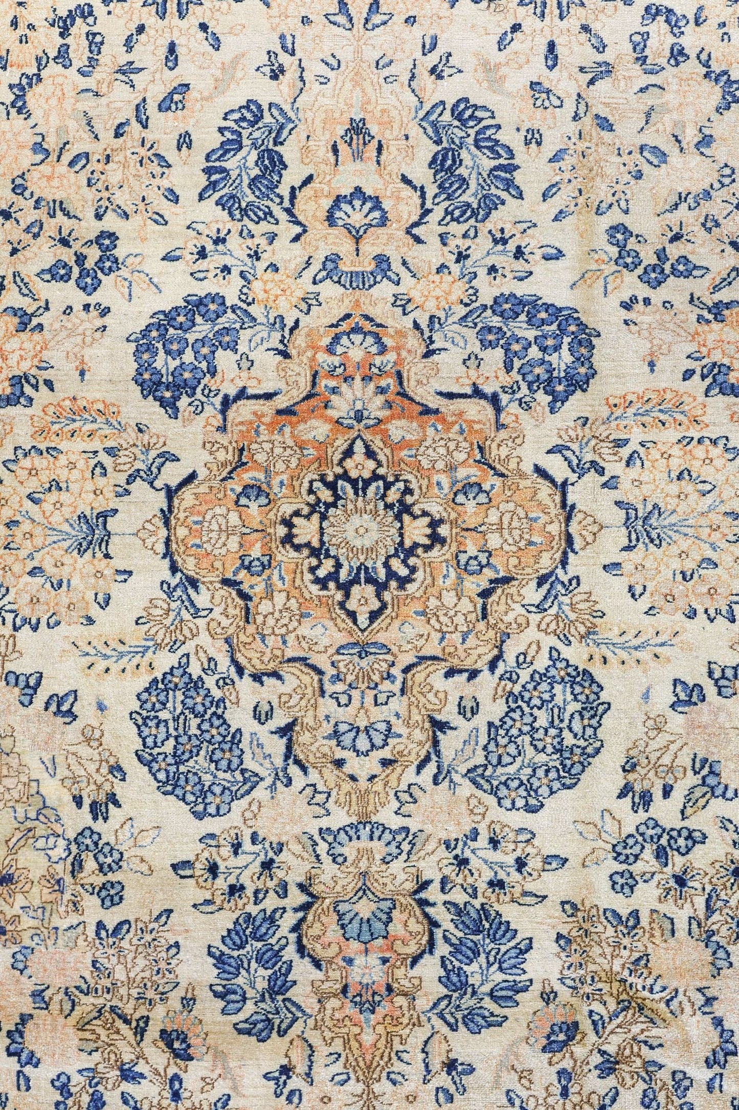 Vintage Lavar Kerman Handwoven Traditional Rug, J79435