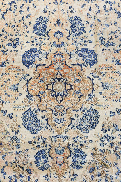 Vintage Lavar Kerman Handwoven Traditional Rug, J79435