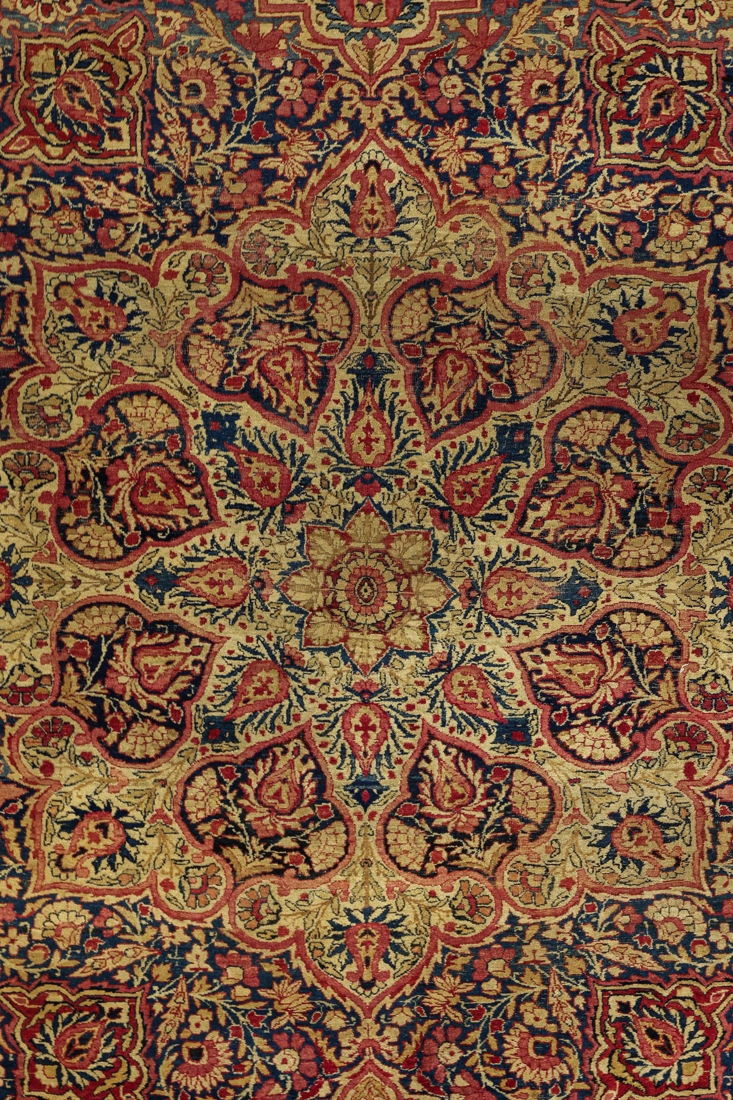 Antique Lavar Kerman Handwoven Traditional Rug, J80694