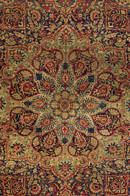 Antique Lavar Kerman Handwoven Traditional Rug, J80694