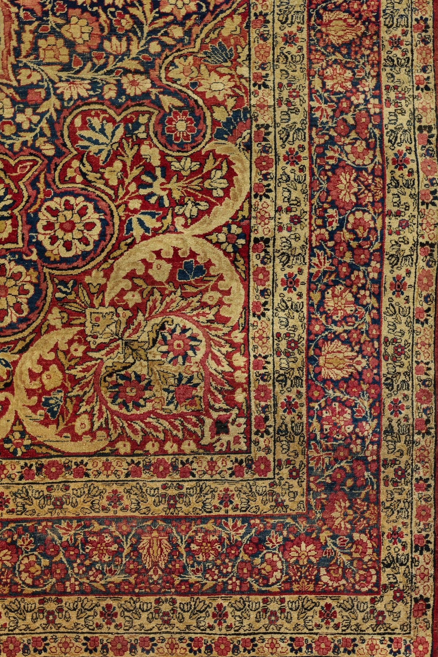 Antique Lavar Kerman Handwoven Traditional Rug, J80694