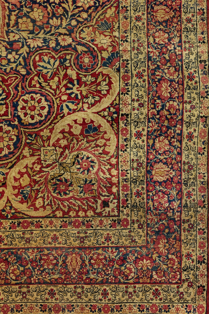 Antique Lavar Kerman Handwoven Traditional Rug, J80694