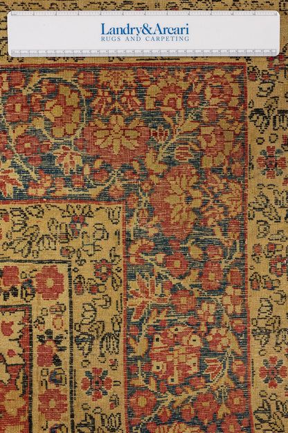 Antique Lavar Kerman Handwoven Traditional Rug, J80694