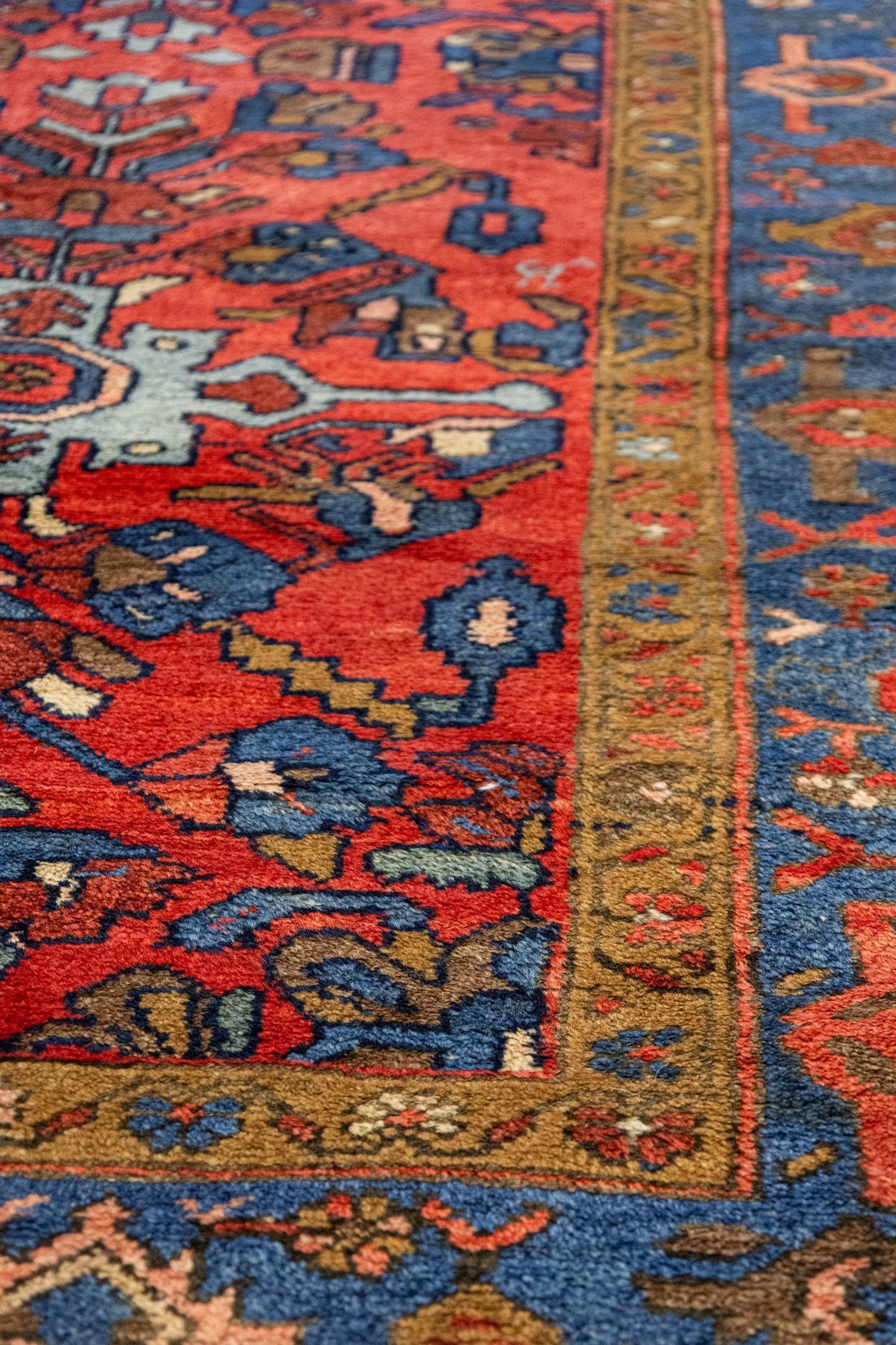 Antique Lilihan Handwoven Traditional Rug, J87195