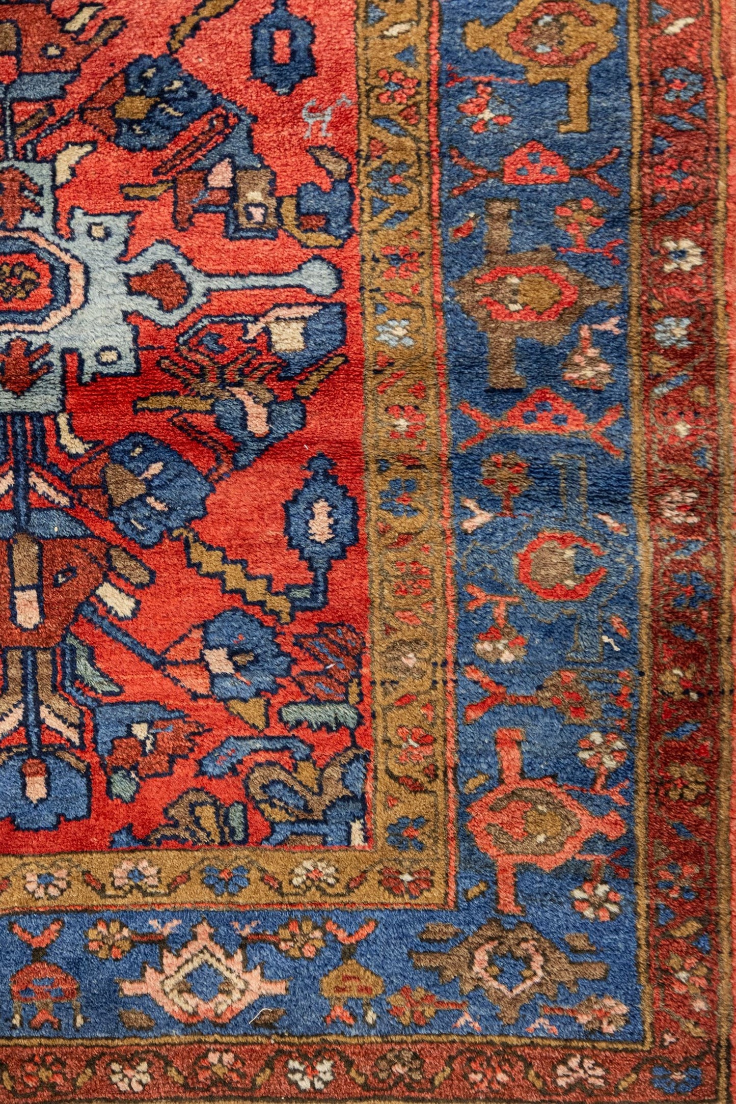 Antique Lilihan Handwoven Traditional Rug, J87195