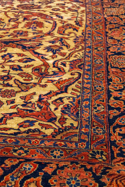 Antique Lilihan Handwoven Traditional Rug, J88685
