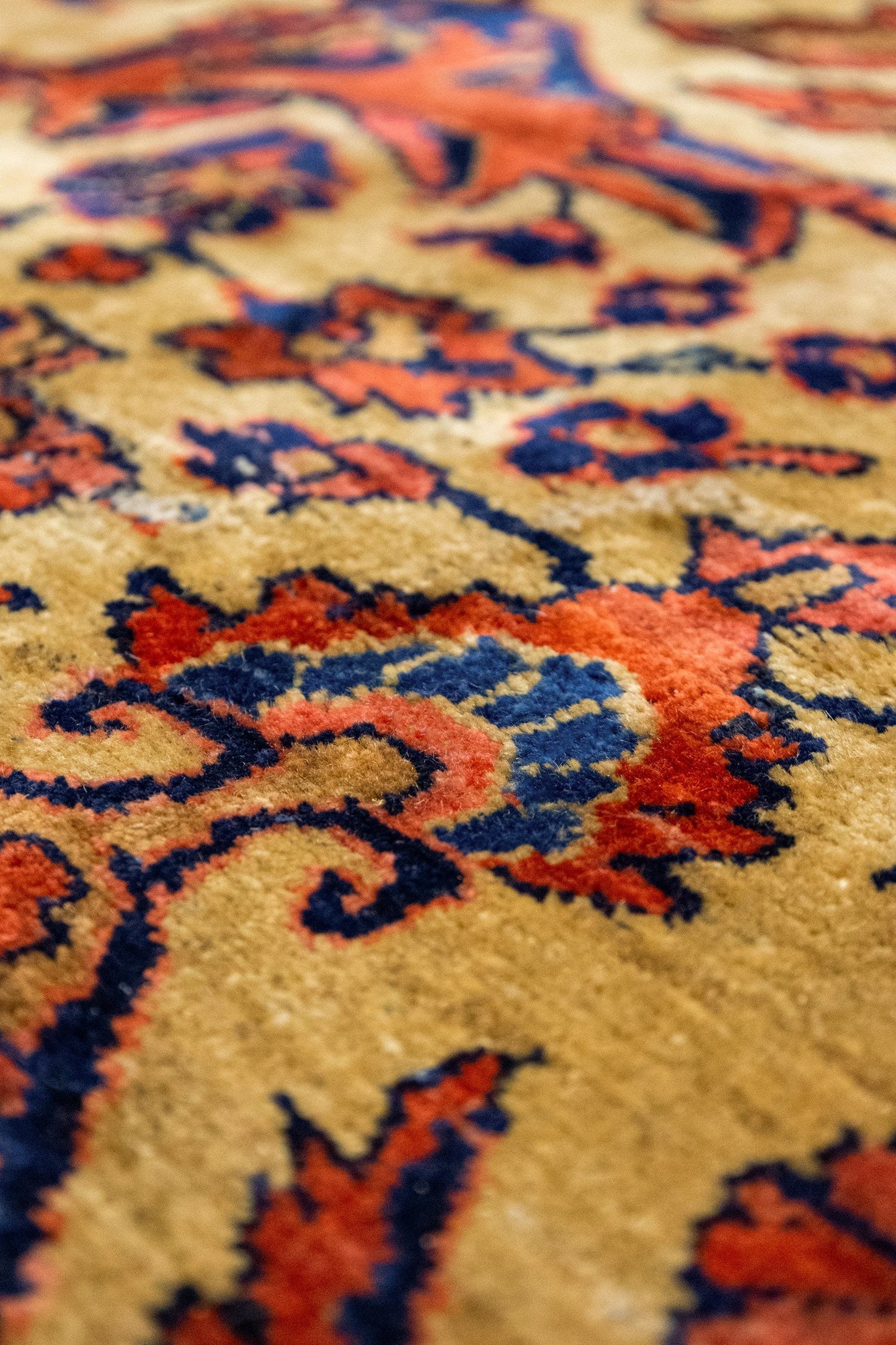 Antique Lilihan Handwoven Traditional Rug, J88685