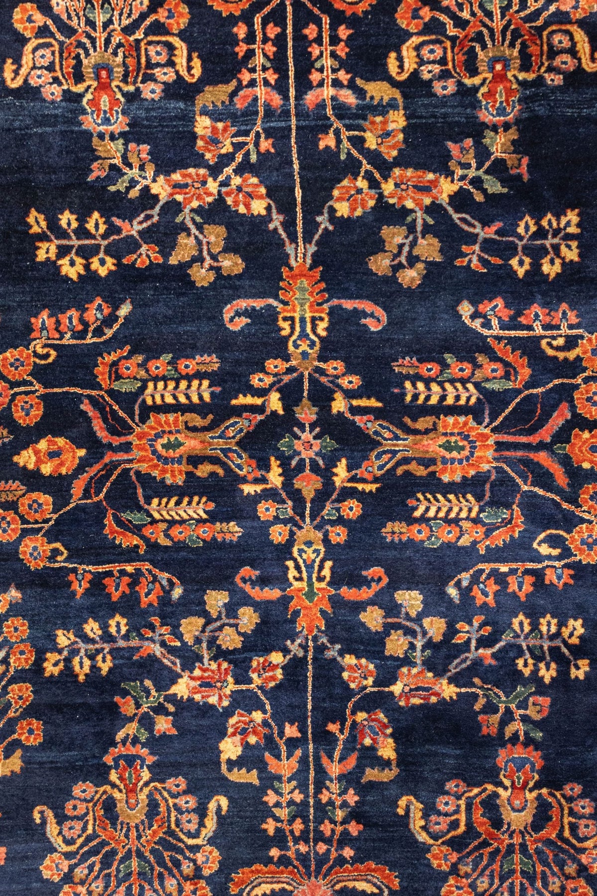Antique Mahajaran Sarouk Handwoven Traditional Rug, J86757