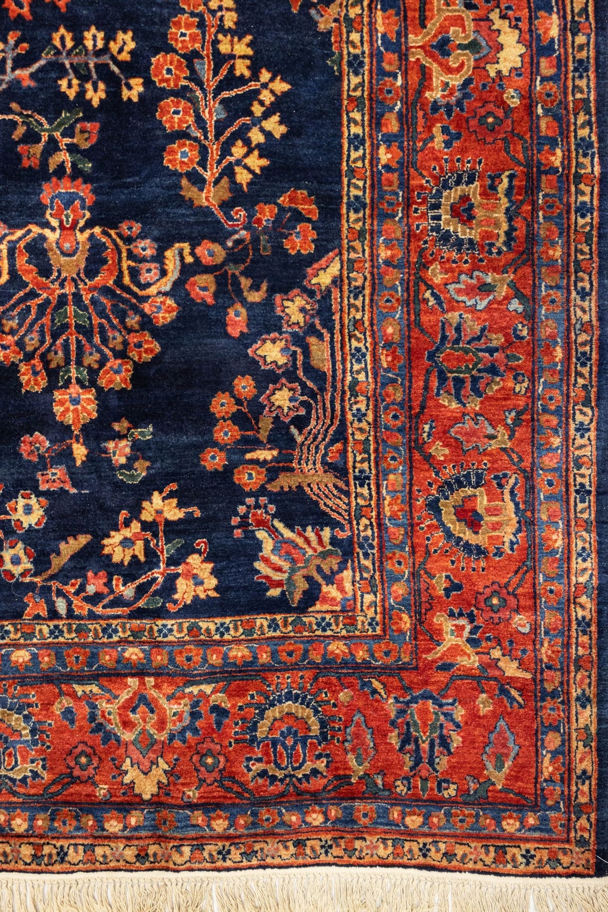 Antique Mahajaran Sarouk Handwoven Traditional Rug, J86757