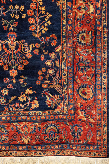 Antique Mahajaran Sarouk Handwoven Traditional Rug, J86757