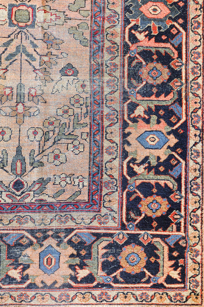 Vintage Mahal Handwoven Traditional Rug, 82505