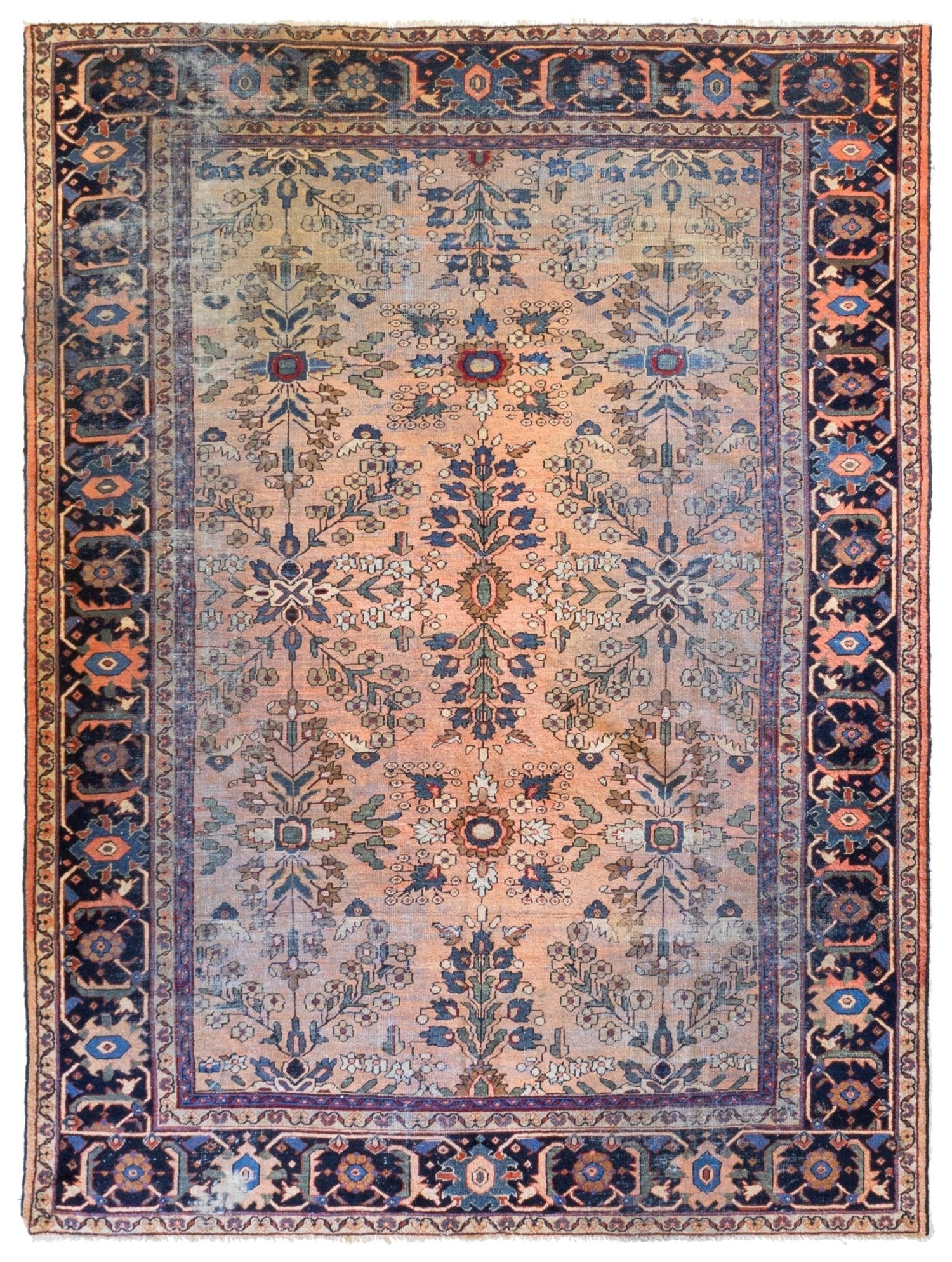 Vintage Mahal Handwoven Traditional Rug | Landry & Arcari – Landry ...