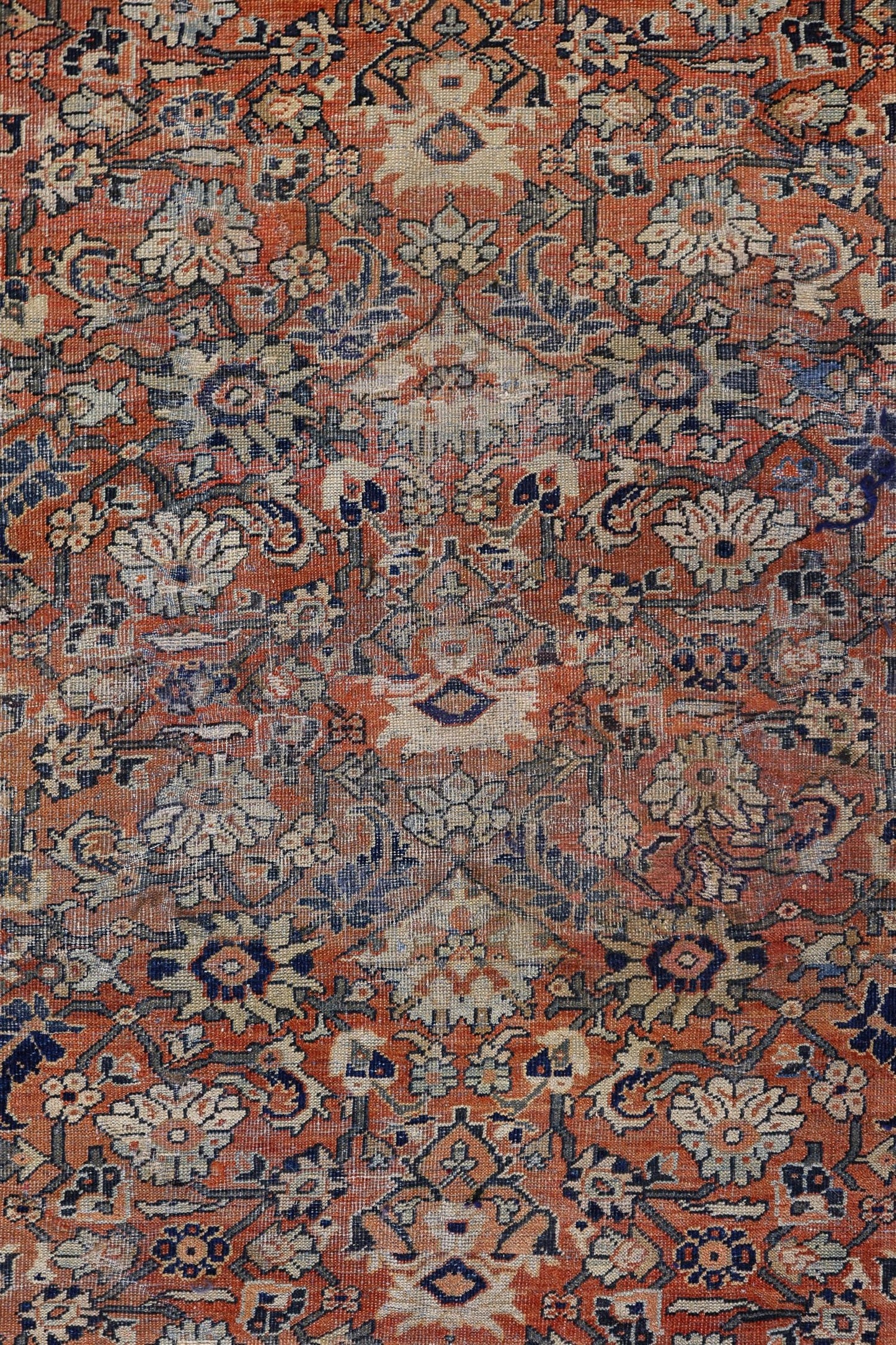 Vintage Mahal Handwoven Traditional Rug, J79421