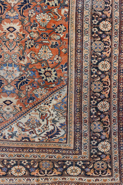 Vintage Mahal Handwoven Traditional Rug, J79421