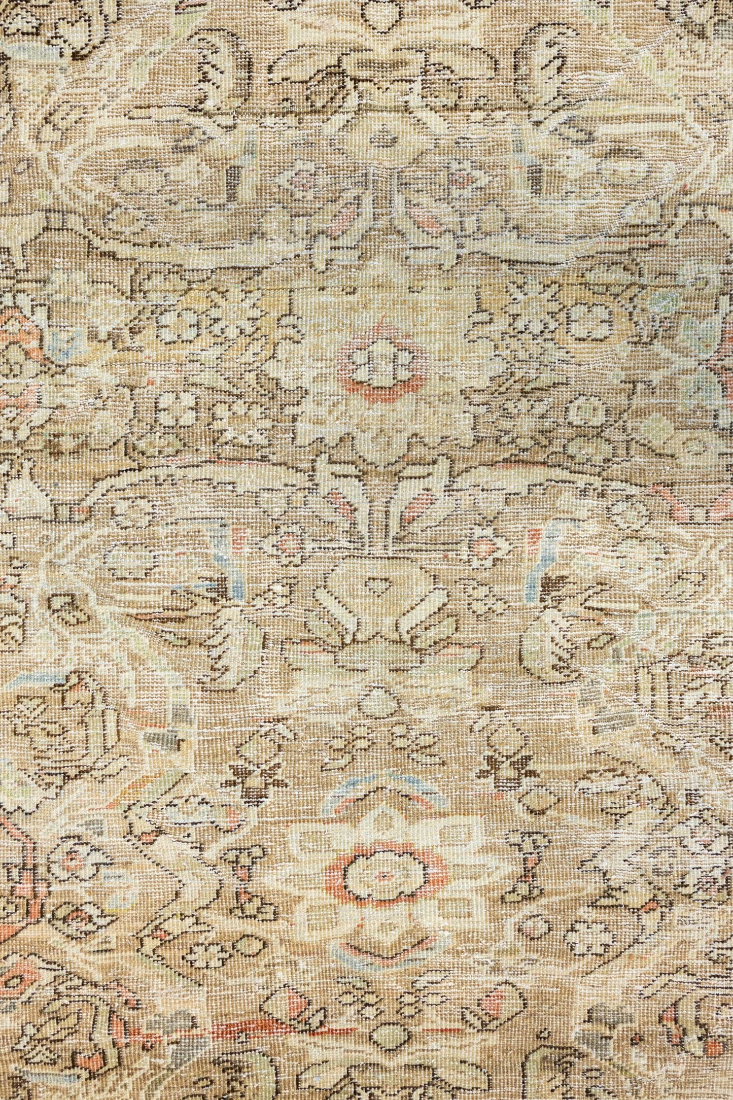 Vintage Mahal Handwoven Traditional Rug, J87234