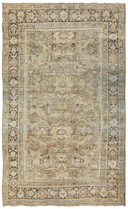 Vintage Mahal Handwoven Traditional Rug