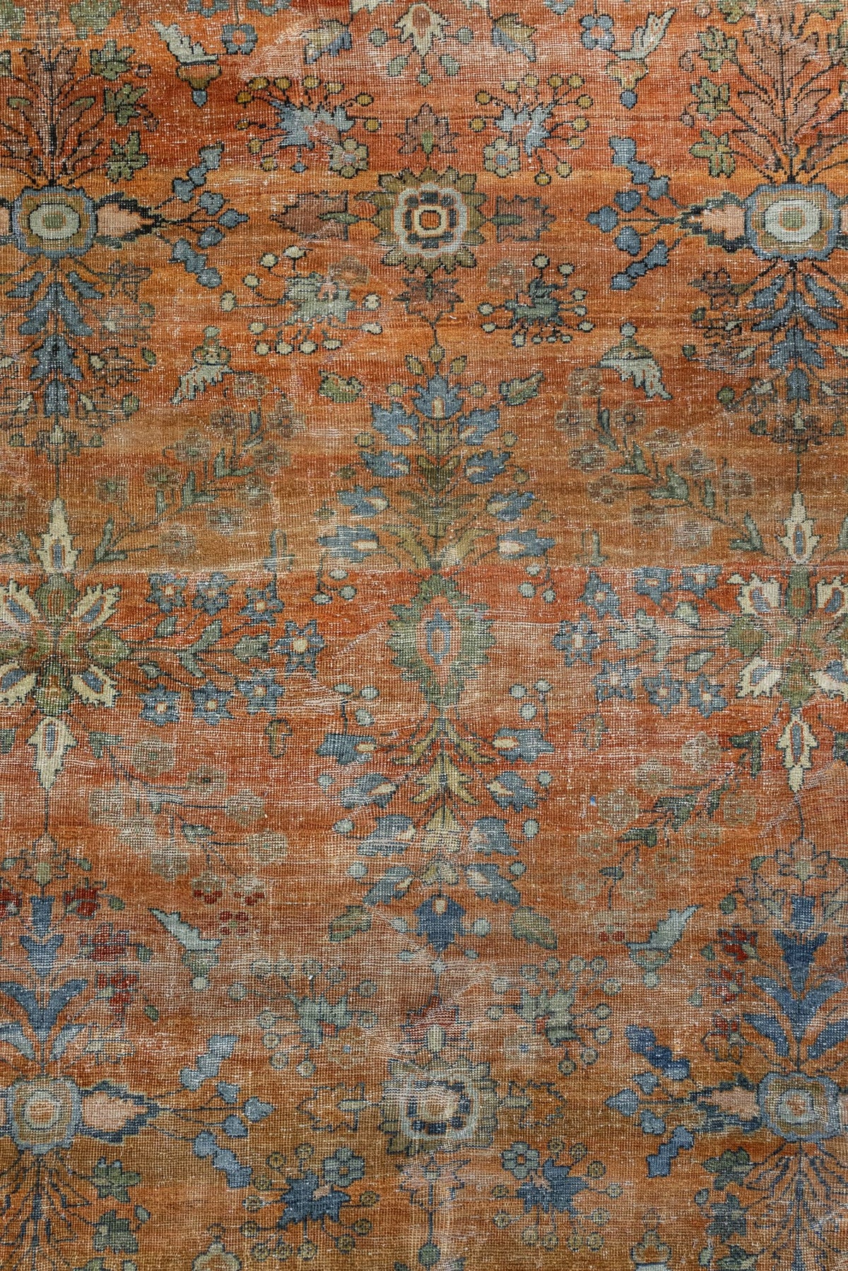 Vintage Mahal Handwoven Traditional Rug, J88977