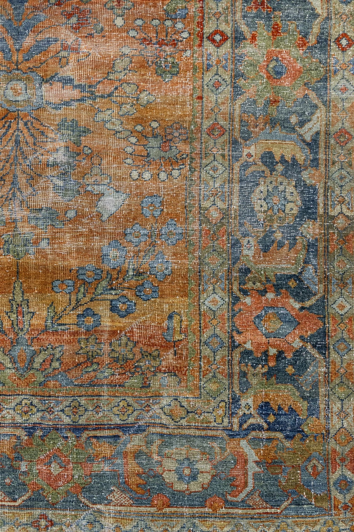 Vintage Mahal Handwoven Traditional Rug, J88977