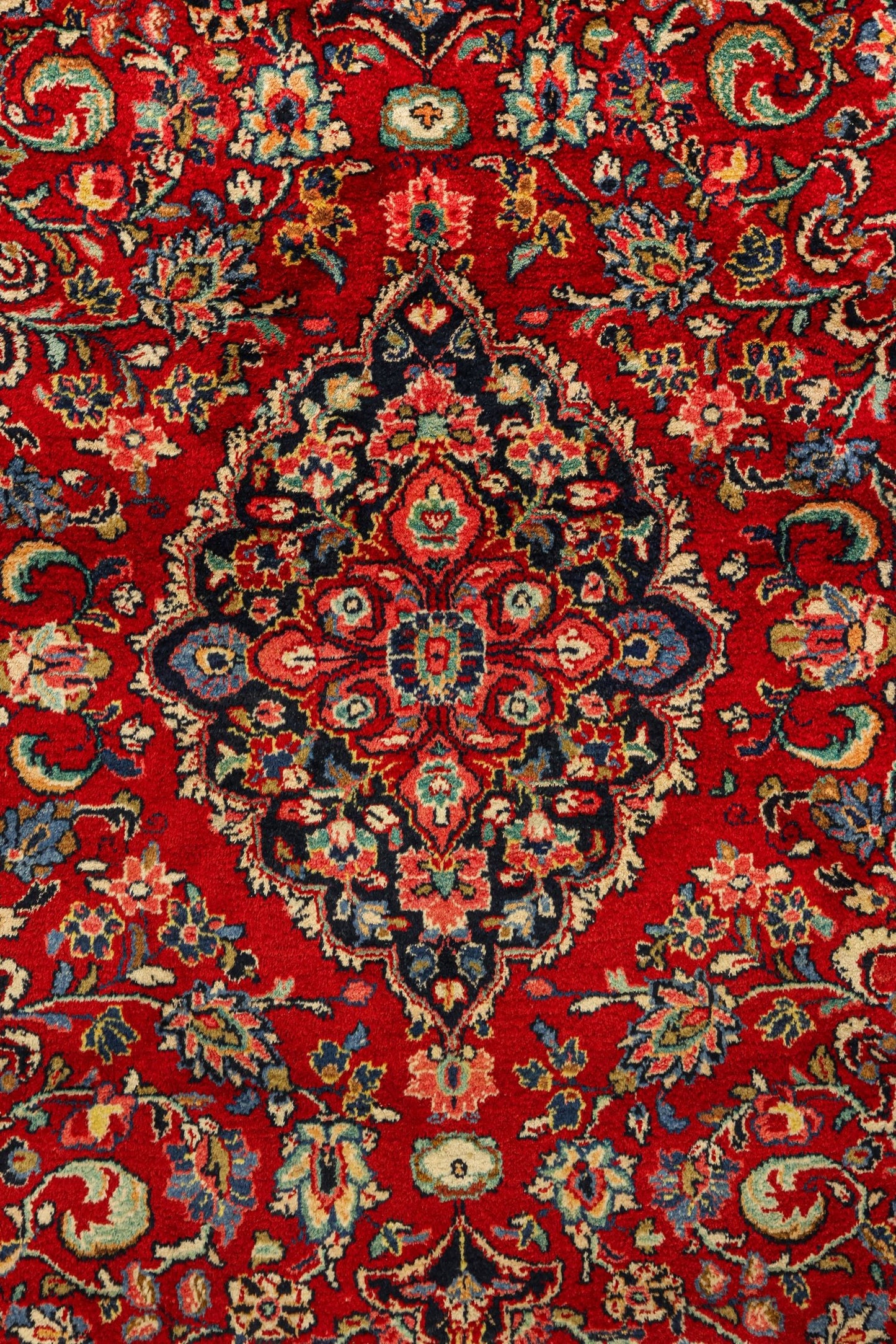 Vintage Mahal Sarouk Handwoven Traditional Rug, J81133