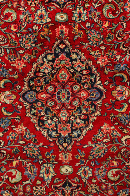 Vintage Mahal Sarouk Handwoven Traditional Rug, J81133