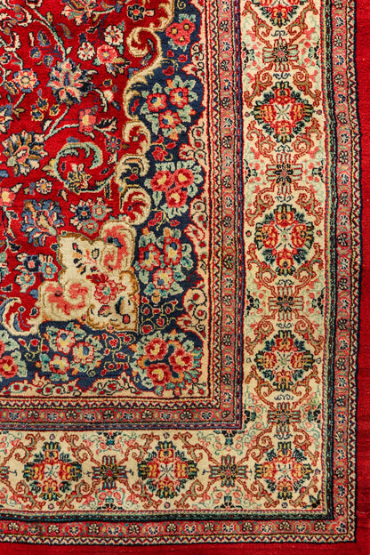 Vintage Mahal Sarouk Handwoven Traditional Rug, J81133