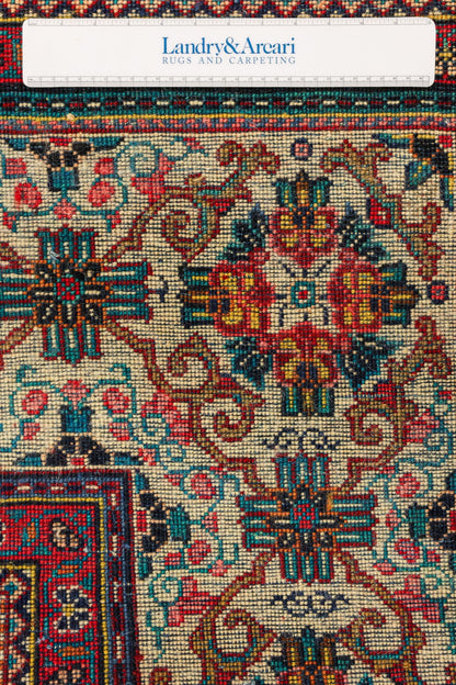 Vintage Mahal Sarouk Handwoven Traditional Rug, J81133