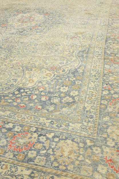 Vintage Mashad Handwoven Traditional Rug, J71810