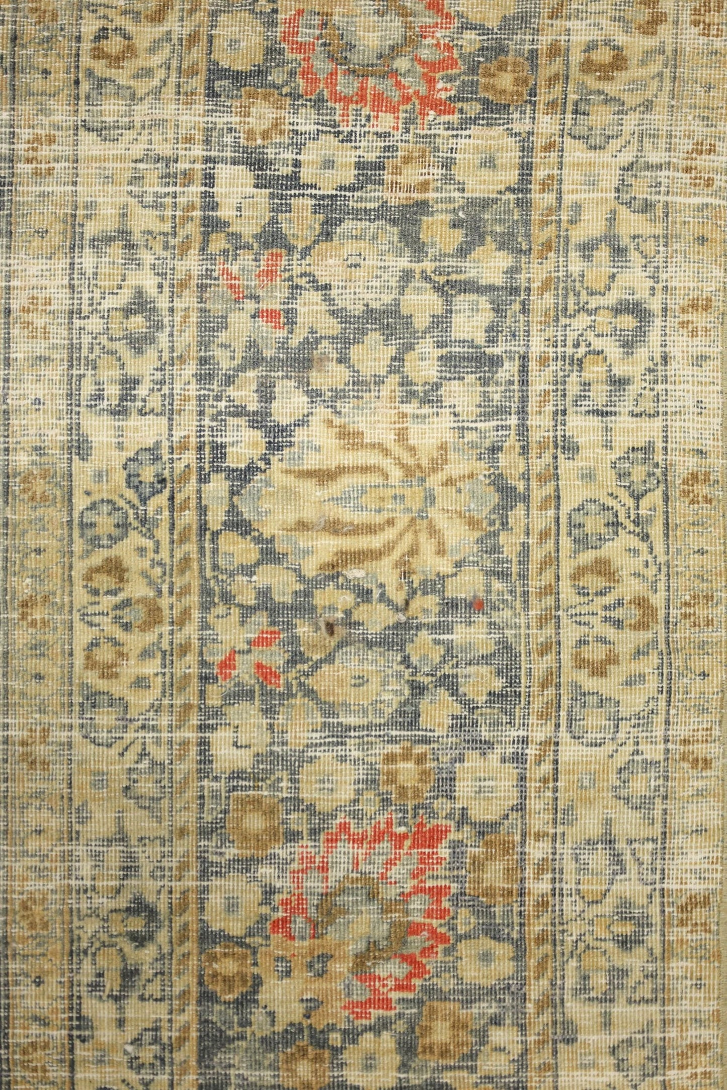 Vintage Mashad Handwoven Traditional Rug, J71810