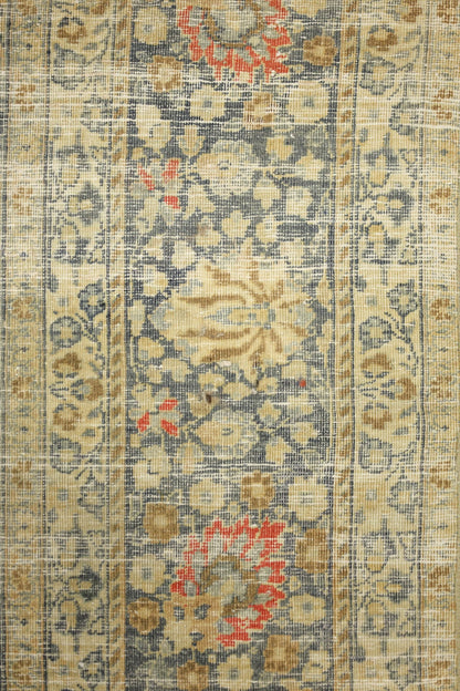 Vintage Mashad Handwoven Traditional Rug, J71810
