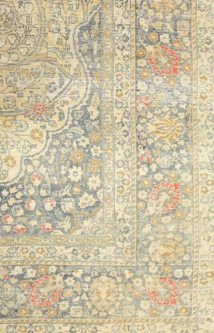 Vintage Mashad Handwoven Traditional Rug, J71810