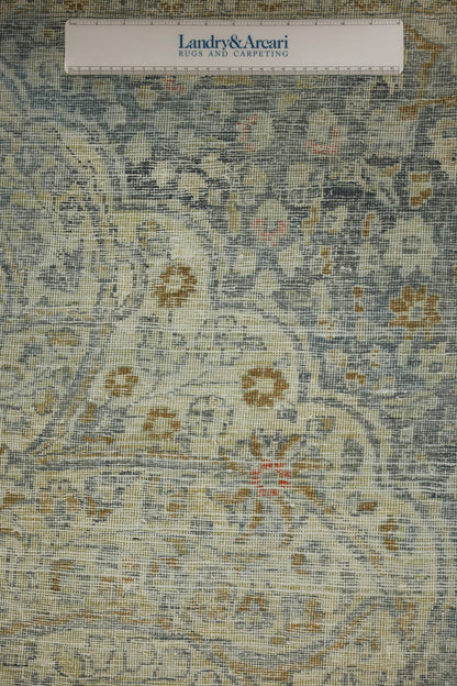 Vintage Mashad Handwoven Traditional Rug, J71810