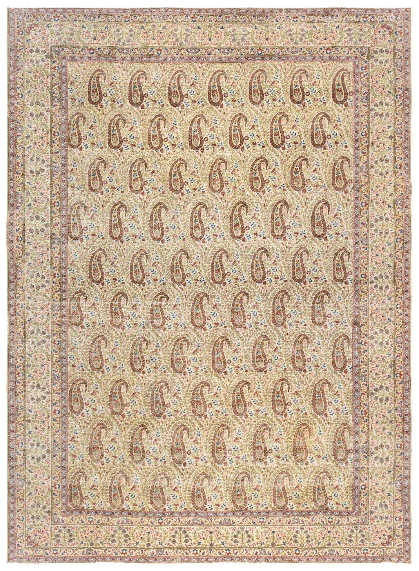 Vintage Moud Handwoven Traditional Rug