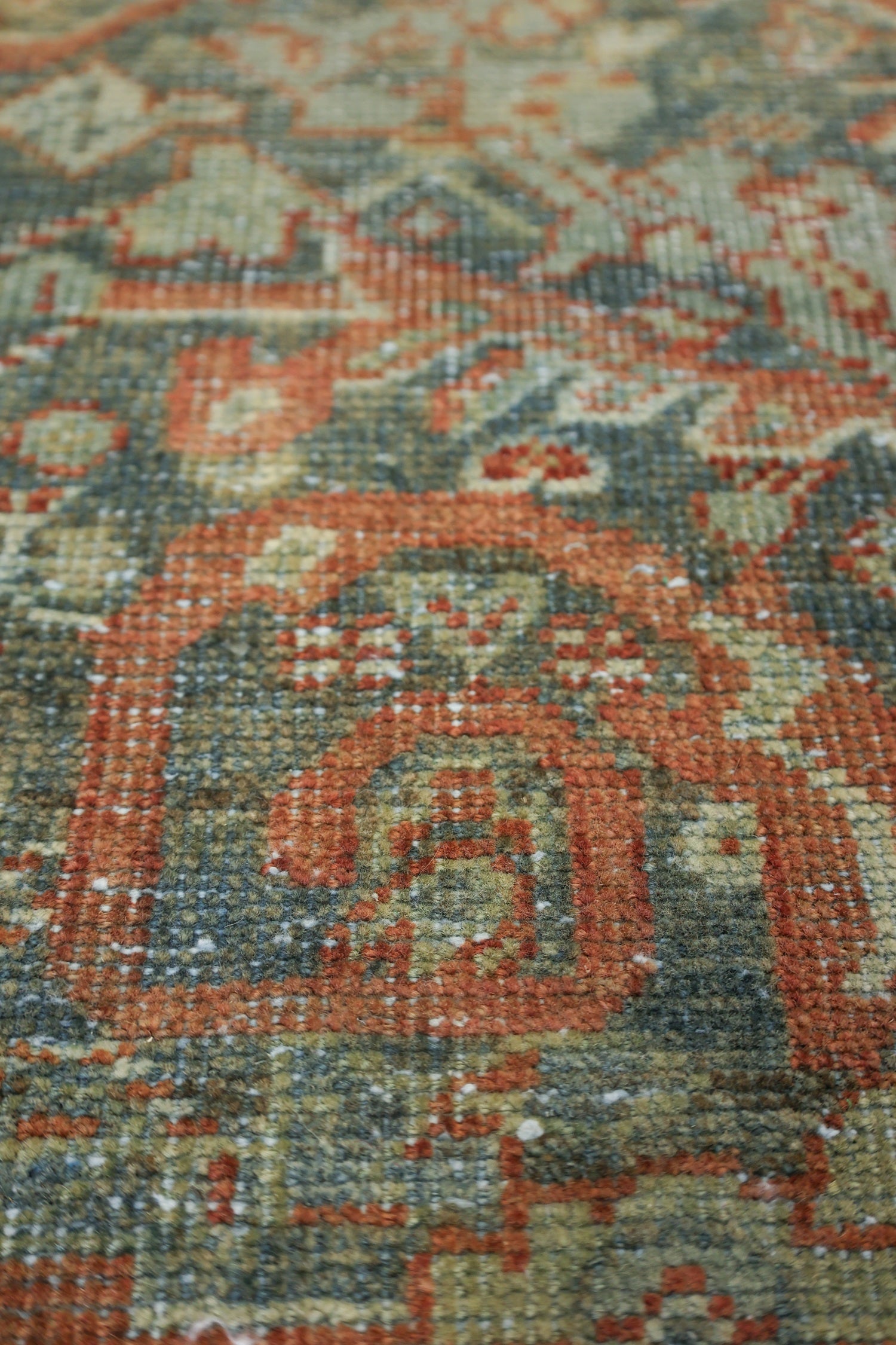 Vintage Mustafi Mahal Handwoven Traditional Rug, J72511