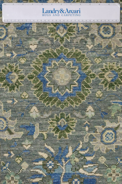 Oushak Medallion Handwoven Traditional Rug, J81397
