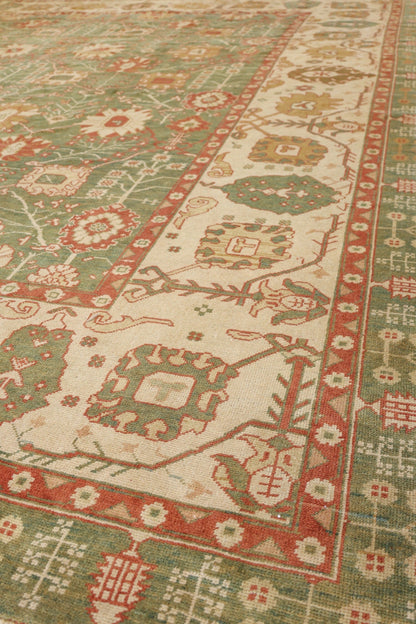 Oushak Handwoven Traditional Rug, 77536