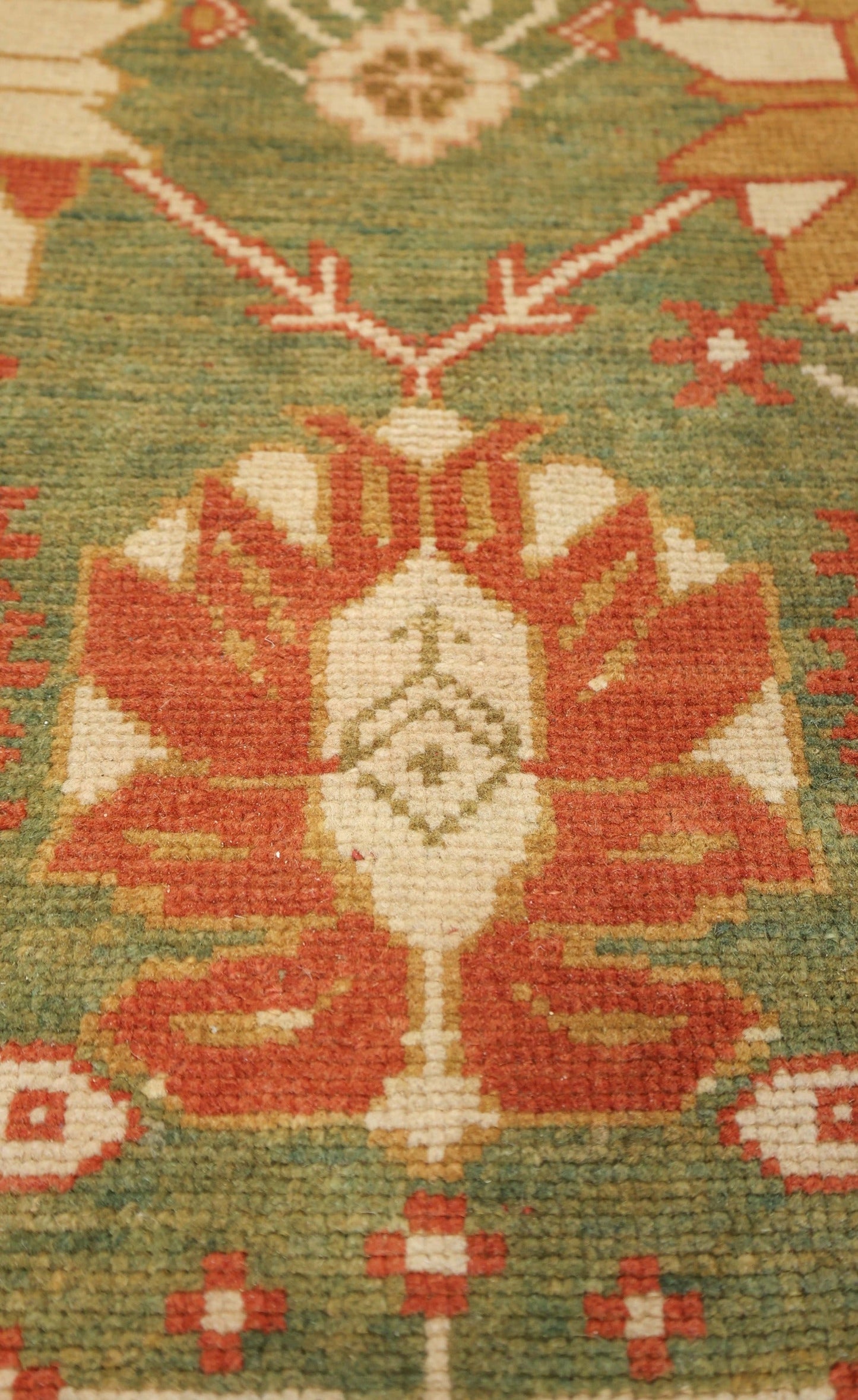 Oushak Handwoven Traditional Rug, 77536