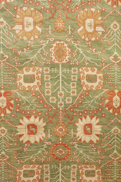 Oushak Handwoven Traditional Rug, 77536