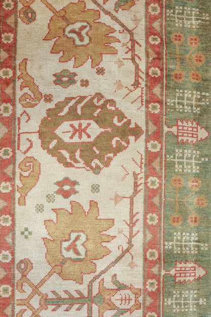 Oushak Handwoven Traditional Rug, 77536