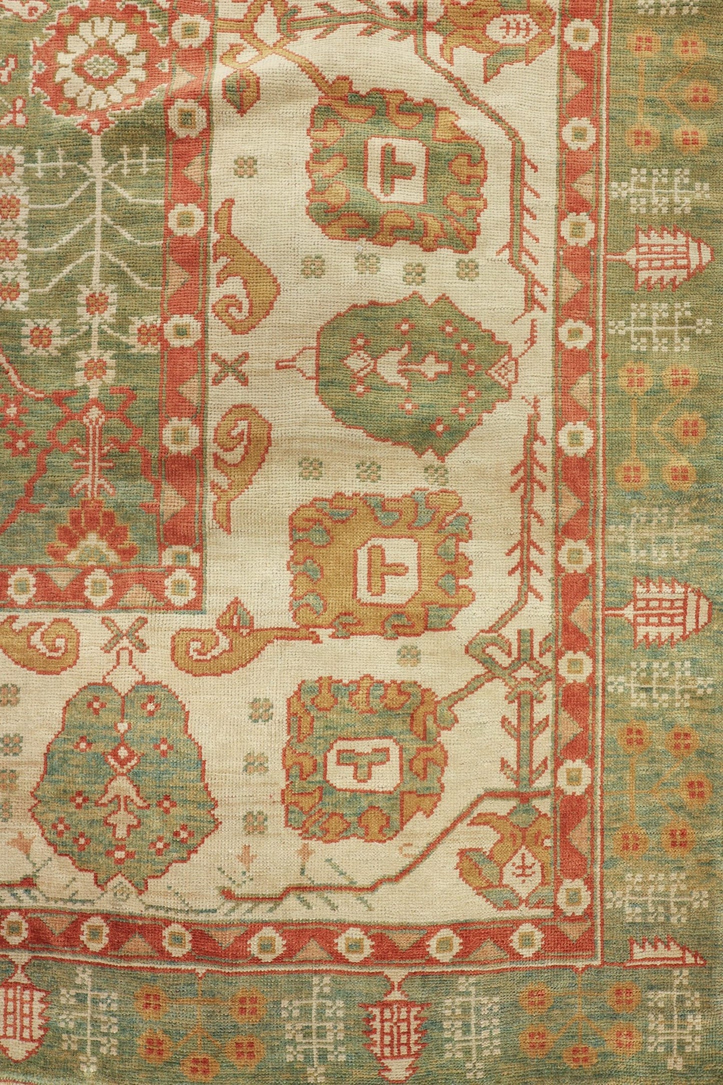 Oushak Handwoven Traditional Rug, 77536