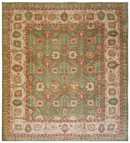 Oushak Handwoven Traditional Rug