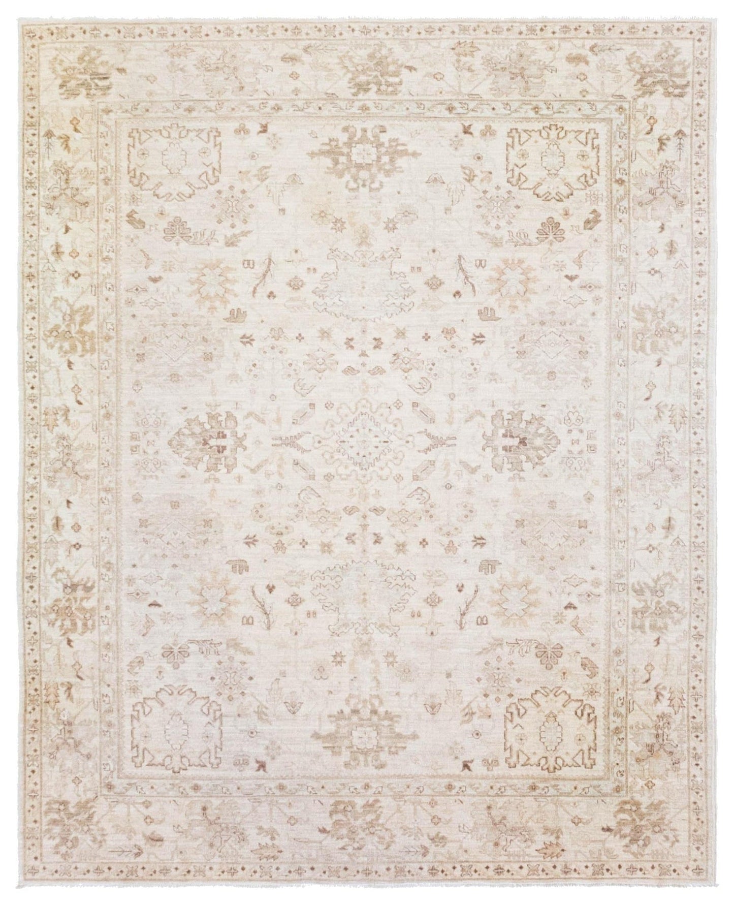 Oushak Handwoven Traditional Rug