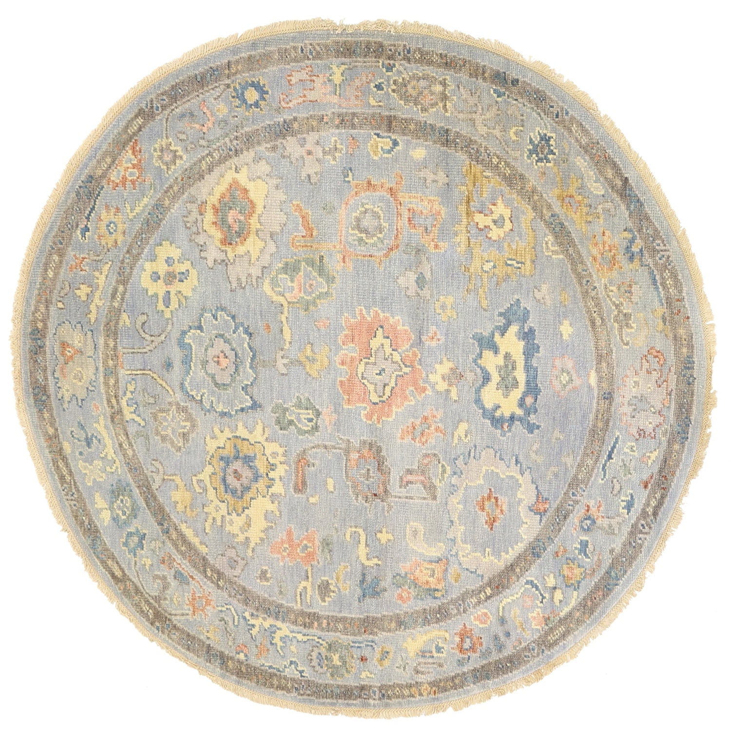 Oushak Handwoven Traditional Rug