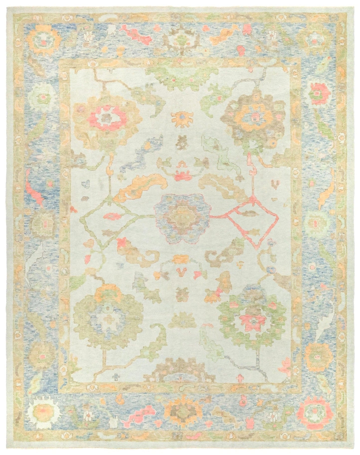 Oushak Handwoven Traditional Rug