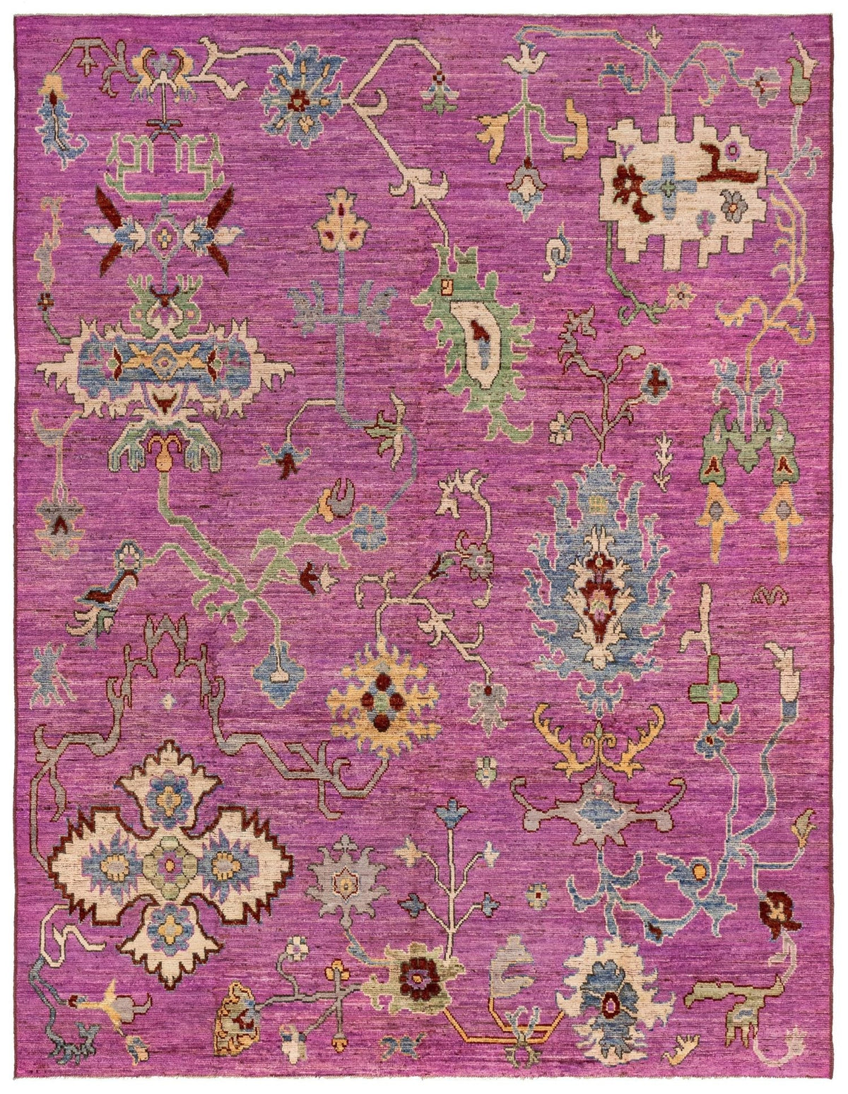 Oushak Handwoven Traditional Rug