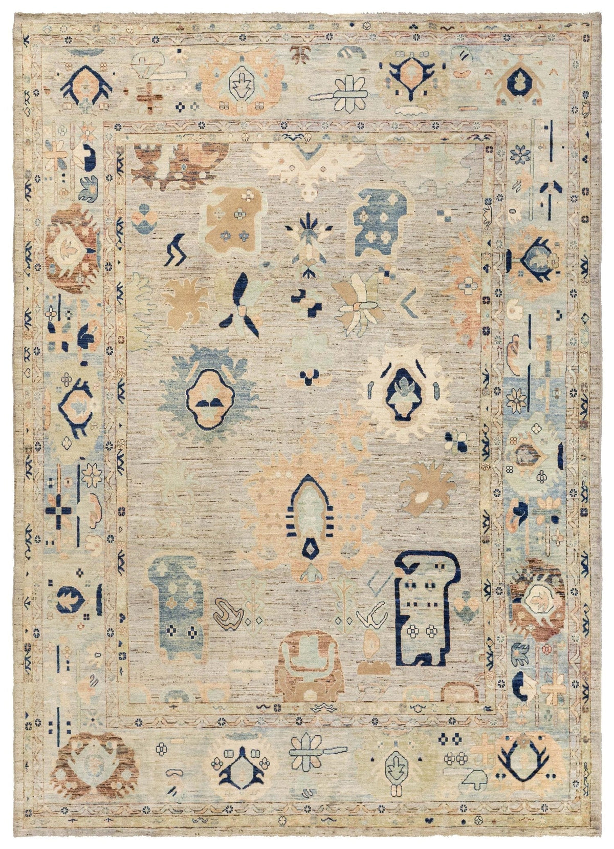 Oushak Handwoven Traditional Rug